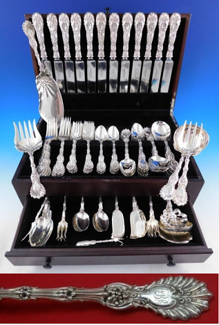 Radiant by Whiting Sterling Silver Flatware Set for 12 Service 119 pieces Dinner